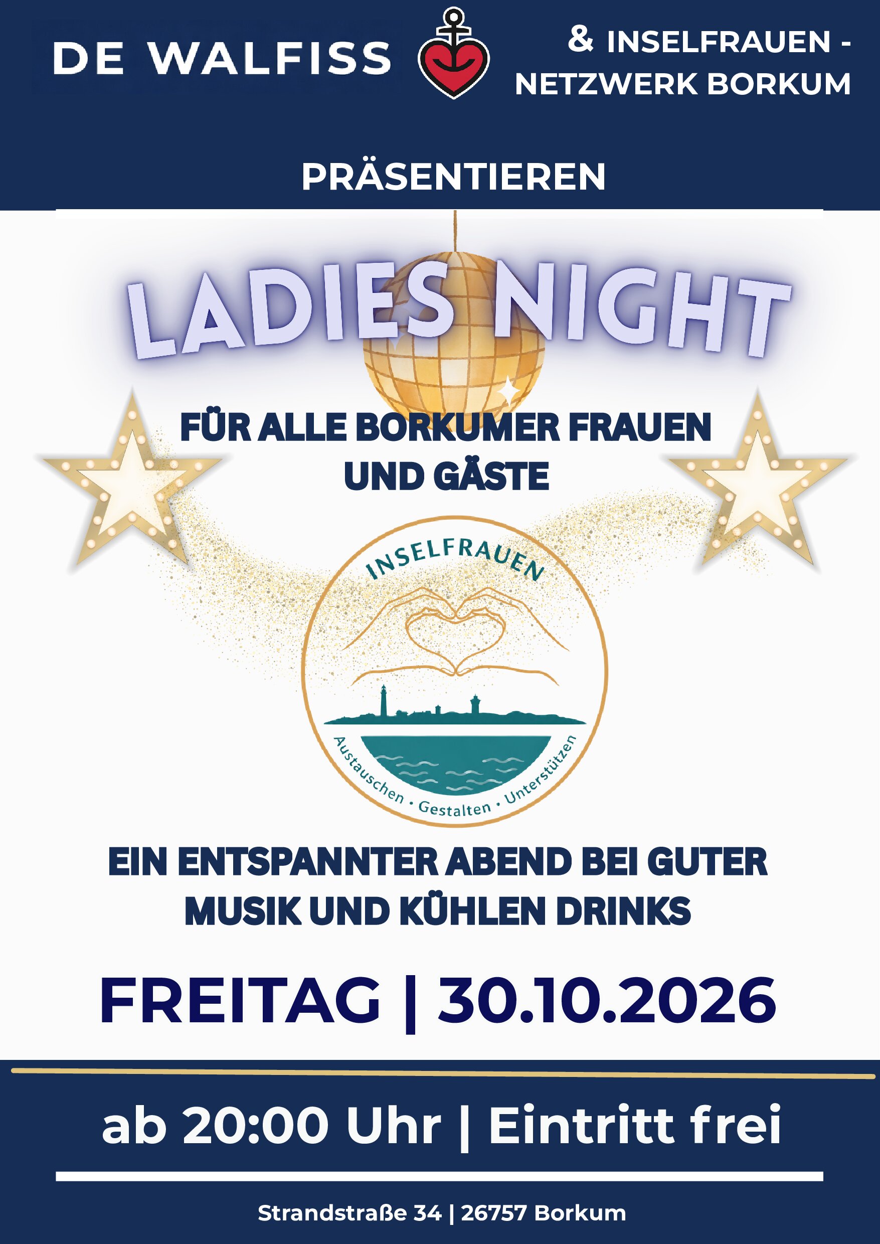 Vorschau Ladies Night 30.10.2026