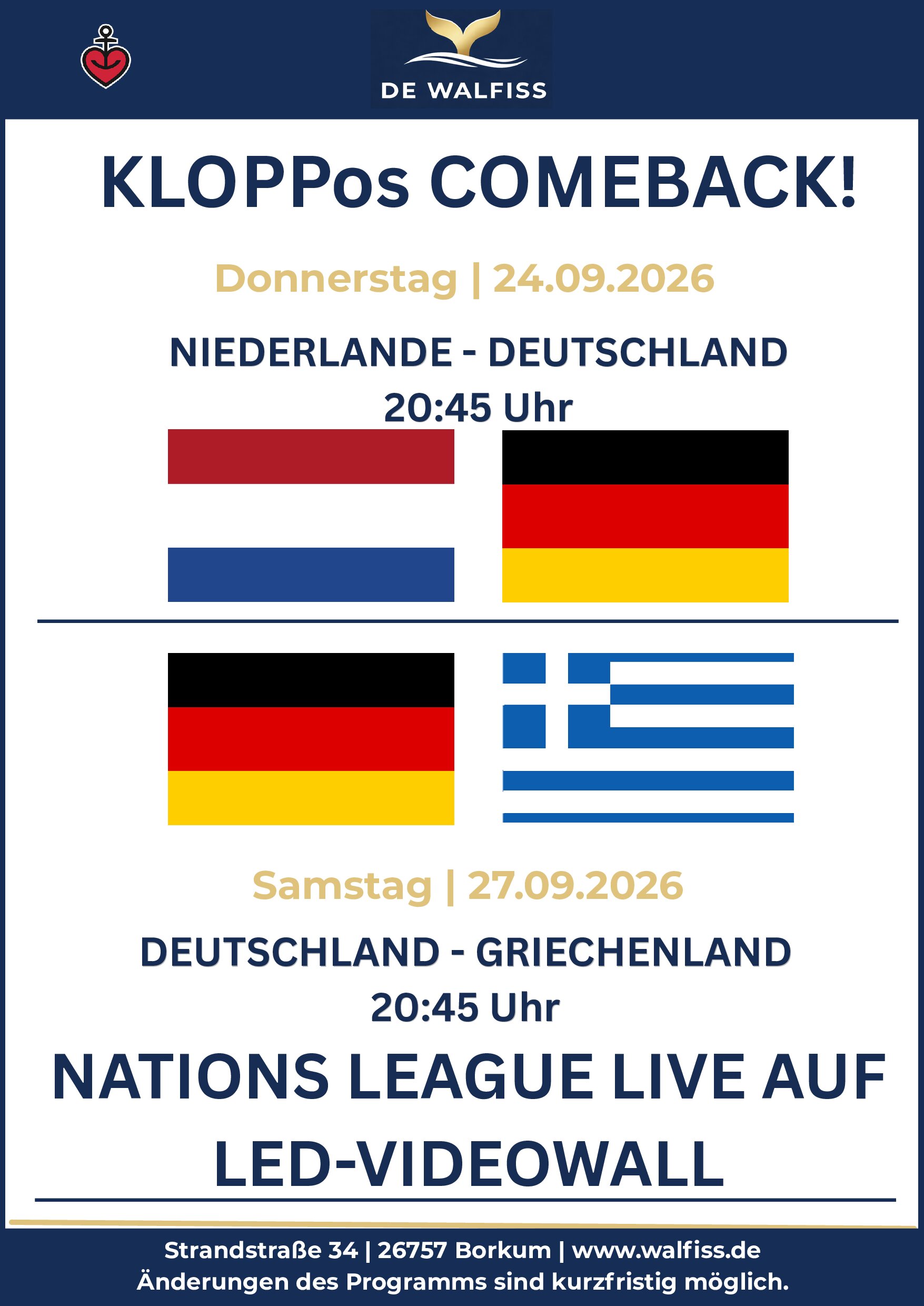 Vorschau Nationalmannschaft