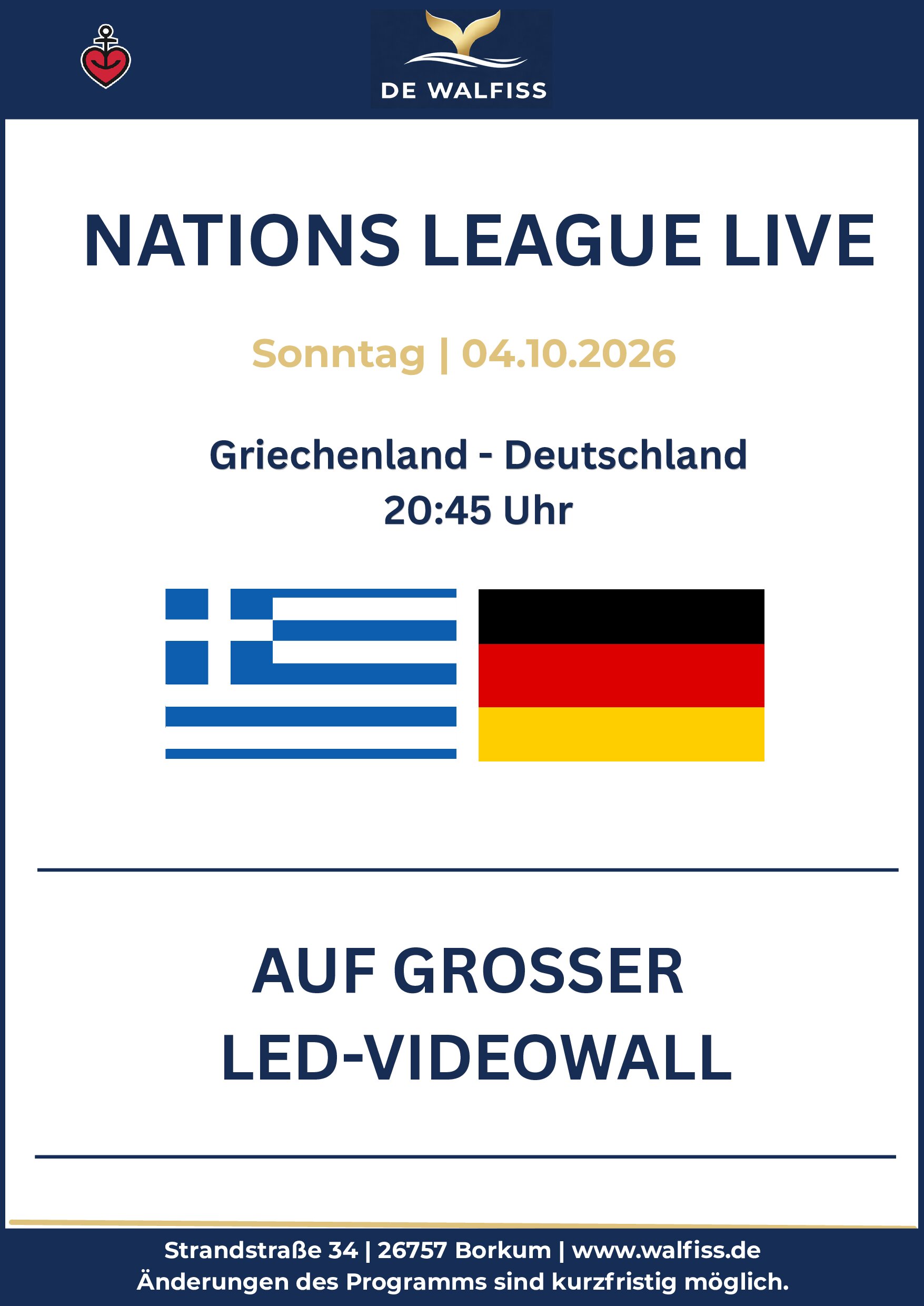 Vorschau Nations League Oktober